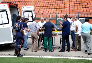 NO estádio, treinamento prático